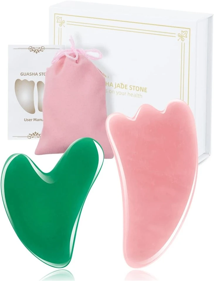 Χριστουγεννιάτικο δώρο 2 Pack Gua Sha Facial Tool μασάζ σώματος