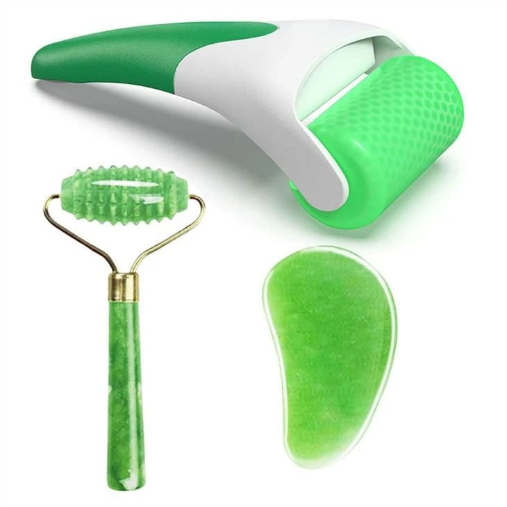 4 σε 1 Jade Gua Sha And Ice Roller For Face
