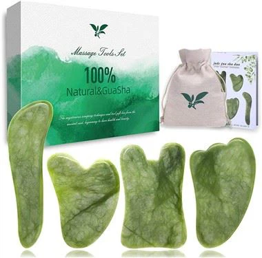 Jade Stone Gua Sha Εργαλεία για το σώμα του προσώπου