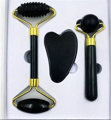 Εργαλείο κυλίνδρου από φυσικό νεφρίτη 3 σε 1 Hot Sale για λαιμό & σώμα